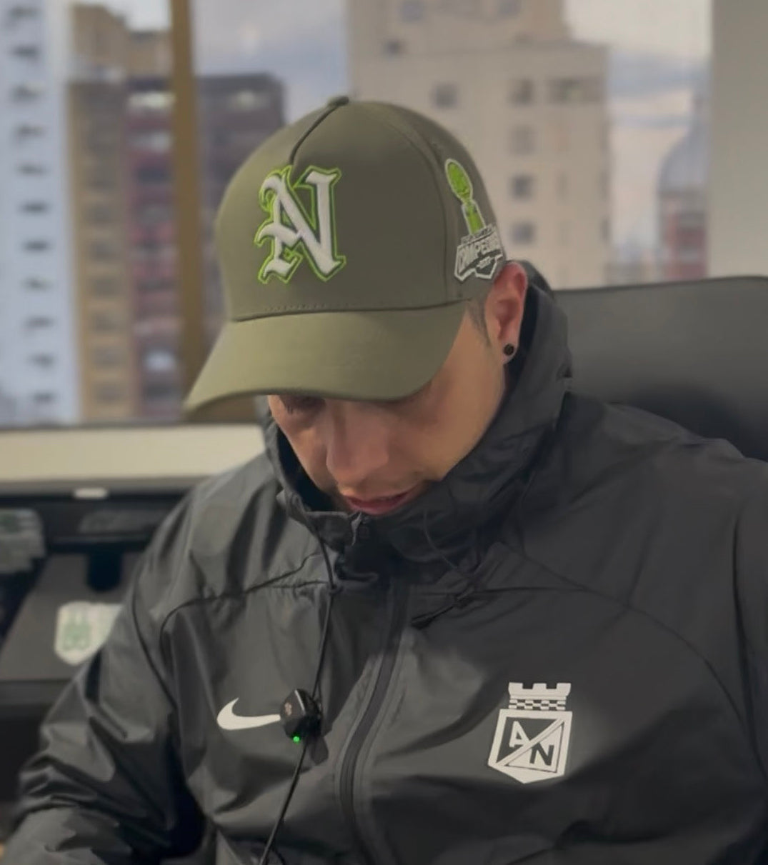 PREVENTA GORRA AN RECOPA SUDAMERICANA VERDE